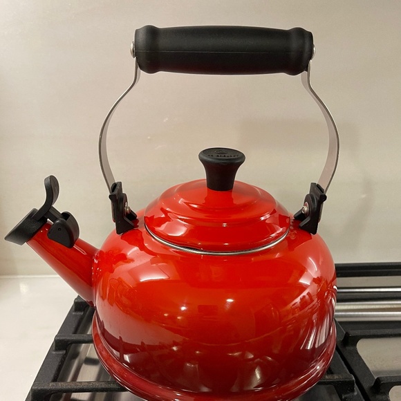 Le Creuset Classic Teakettle in Flame - Picture 1 of 7
